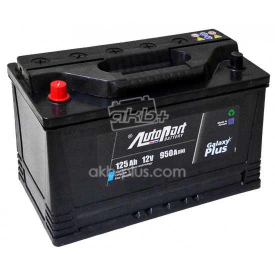 Автомобильный аккумулятор Autopart Galaxy Plus 6СТ 125 (+/-) 12В, 950А  - купить