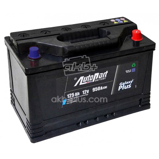 Автомобильный аккумулятор Autopart Galaxy Plus 6СТ 125 (-/+) 12В, 950А  - купить