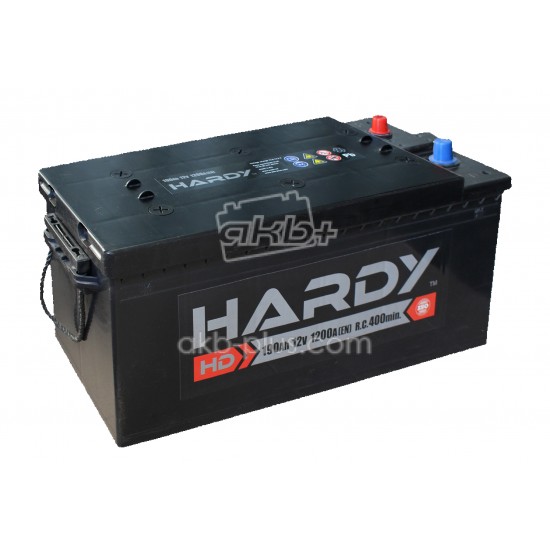 Автомобильный аккумулятор Hardy 6СТ-190 (-/+) 12В 190АH 1200А - купить
