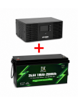 Комплект резервного питания BRAZZERS BRSW-LFP-1500-24/IDEALAKKU 24V/100Ah