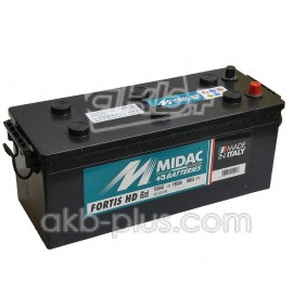 Аккумулятор 6СТ-150A MIDAC FORTIS, 12V, 150Ah (+/-) евро мидак фортис, 12В, 150Ач, EN900A