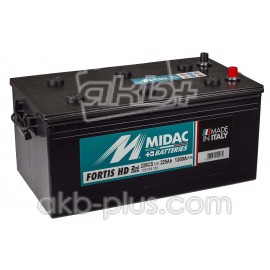 Аккумулятор 6СТ-225A MIDAC FORTIS, 12V, 225Ah (+/-) евро мидак фортис, 12В, 225Ач, EN1200A