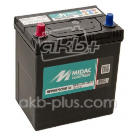 Аккумулятор 6СТ-37A MIDAC HERMETICUM Asia, 12V, 37Ah, (+/-), Мидак Герметикум Азия, 12В, 37Ач, EN330А Аккумулятор 6СТ-37A MIDAC HERMETICUM Asia, 12V, 37Ah, (+/-), Мидак Герметикум Азия, 12В, 37Ач, EN330А
