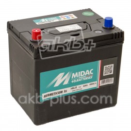 Аккумулятор 6СТ-60A MIDAC HERMETICUM Asia, 12V, 60Ah, (+/-), Мидак Герметикум Азия, 12В, 60Ач, EN460А Аккумулятор 6СТ-60A MIDAC HERMETICUM Asia, 12V, 60Ah, (+/-), Мидак Герметикум Азия, 12В, 60Ач, EN460А