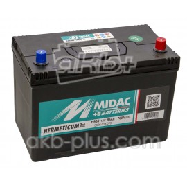 Аккумулятор 6СТ-95A MIDAC HERMETICUM Asia, 12V, 95Ah (-/+) евро, Мидак Герметикум азия, 12В, 95Ач, EN760А
