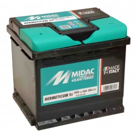 Акумулятор 6СТ-55 MIDAC HERMETICUM, 12V 55Ah, (+/-), Мідак Герметикум, 12В, 55Ач, EN500А