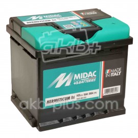 Аккумулятор 6СТ-55 MIDAC HERMETICUM, 12V 55Ah (-/+) евро, Мидак Герметикум, 12В, 55Ач, EN500А Аккумулятор 6СТ-55 MIDAC HERMETICUM, 12V 55Ah (-/+) евро, Мидак Герметикум, 12В, 55Ач, EN500А