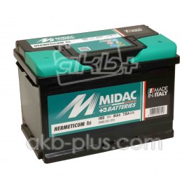 Аккумулятор 6СТ-80A MIDAC HERMETICUM, 12V, 80Ah (-/+) евро, Мидак Герметикум, 12В, 80Ач, EN720А Аккумулятор 6СТ-80A MIDAC HERMETICUM, 12V, 80Ah (-/+) евро, Мидак Герметикум, 12В, 80Ач, EN720А