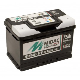 Аккумулятор 6СТ-72A MIDAC ITINERIS EFB START STOP, 12V, 72Ah, R Мидак Итинерис, 12В, 72Ач, EN720А
