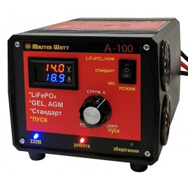 Автоматическое пуско-зарядное устройство для аккумуляторов 12В 100А А-100