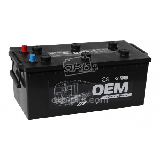 Автомобильный аккумулятор OEM 6СТ-140 (+/-) Евро3 12В 140Ач 950А - купить