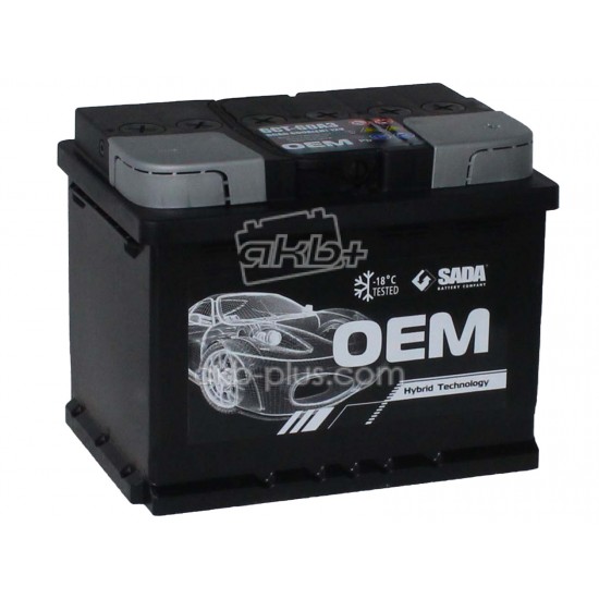 Автомобильный аккумулятор OEM 6СТ-60 (-/+) 12В 60Ач 600А - купить