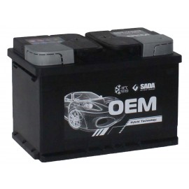 Автомобильный аккумулятор OEM 6СТ-75 (-/+) 12В 75Ач 760А