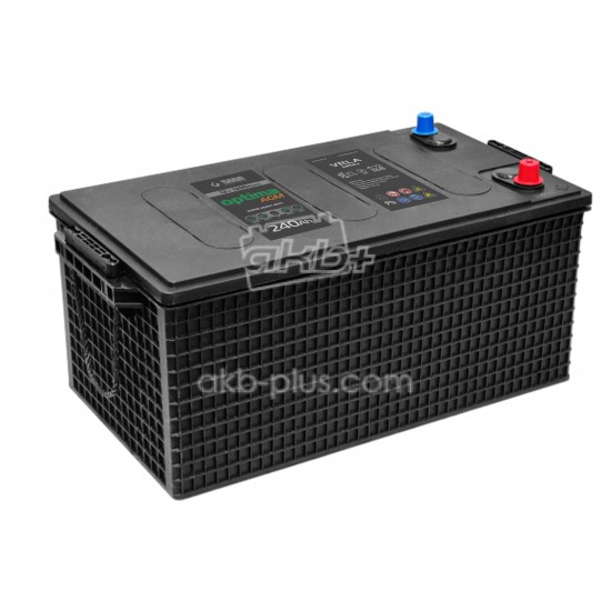 Автомобильный аккумулятор 6СТ-240Аз Optima AGM (+/-) оптима 12В 240Ач 1200А - купить