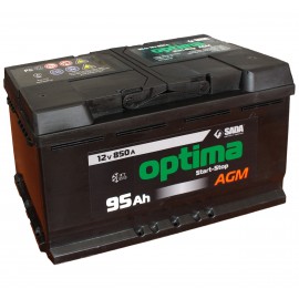 Автомобильный аккумулятор Optima AGM 6СТ-95 12В 95Ач 850А