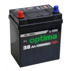 Автомобильный аккумулятор Optima Asia 6СТ-38 (+/-) оптима азия 12В 38Ач 330А