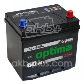Автомобильный аккумулятор Optima Asia 6СТ-60 (-/+) Евро оптима азия 12В 60Ач 540А