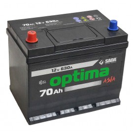 Автомобильный аккумулятор Optima Asia 6СТ-70 (+/-) оптима азия 12В 70Ач 630А