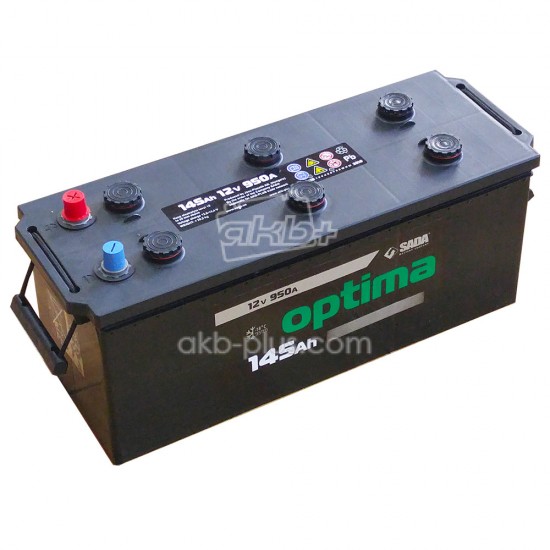 Автомобильный аккумулятор Optima Truck 6СТ-145 (+/-) Евро3 оптима 12В 145Ач 950А - купить