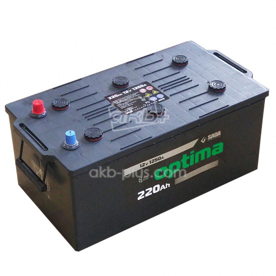Автомобильный аккумулятор Optima Truck 6СТ-220 (+/-) Евро3 оптима 12В 220Ач 1250А - купить
