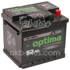 Автомобильный аккумулятор Optima 6СТ-52 (-/+) Евро оптима 12В 52Ач 480А Автомобильный аккумулятор Optima 6СТ-52 (-/+) Евро оптима 12В 52Ач 480А