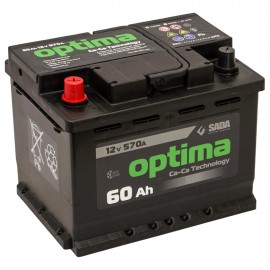 Автомобильный аккумулятор Optima 6СТ-60 (+/-) оптима 12В 60Ач 570А