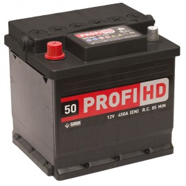 Автомобильный аккумулятор SADA PROFI HD 6СТ-50 (+/-) сада профи 12В 50Ач 450А