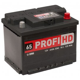 Автомобильный аккумулятор SADA PROFI HD 6СТ-65 (-/+) Евро сада профи 12В 65Ач 640А