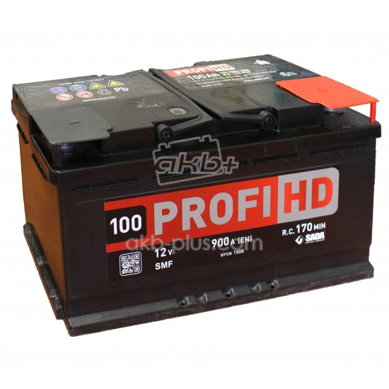Автомобильный аккумулятор SADA PROFI HD SMF 6СТ-100 (-/+) Евро сада профи 12В 100Ач 900А - купить
