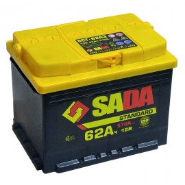 Автомобильный аккумулятор SADA Standard 6СТ-62 (-/+)Евро сада стандард,12В, 62Ач, 570А