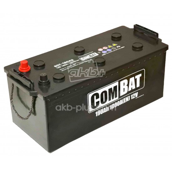 Автомобильный аккумулятор SADA Combat 6СТ-190 (+/-) Евро3, комбат,12В, 190Ач,1000А - купить