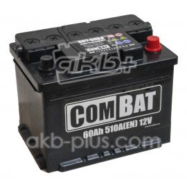 Автомобильный аккумулятор SADA COMBAT 6СТ-60 (-/+) сада комбат Евро,12В, 60Ач, 510А