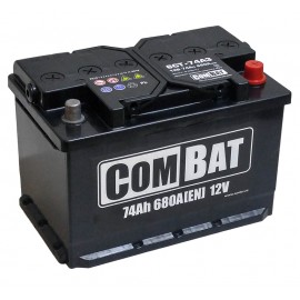 Автомобильный аккумулятор SADA COMBAT 6СТ-74 (-/+) сада комбат Евро,12В, 74Ач, 680А