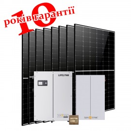 Комплект резервного питания на 3,6кВт SUNSYNK All-in-one Lifelynk Х / SUNSYNK 5,12кВт / РР0109 / 8x DMEGC 450Вт