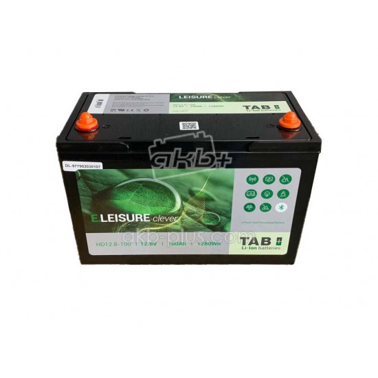 Аккумулятор LiFePO4 TAB 100Ач 1280Wh 12,8V с Bluetooth - купить