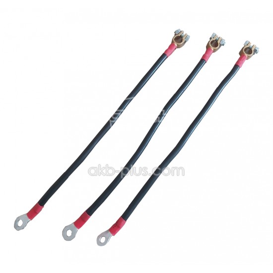 Минус АКБ 25мм.кв.латунь Ø 10мм. L-400мм. - купить