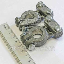 Клеммы ремонтные грузовые усиленные (свинец) прямая планка Клеммы ремонтные грузовые усиленные (свинец) прямая планка