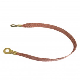 Провод массы грузовой плетенный медный  50 см 