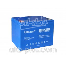Батарея аккумуляторная Ultracell LiFePO4 12(12.8)V 100Ah/1280W(1.28kW) Grade A STANDARD
