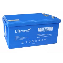 Батарея аккумуляторная Ultracell LiFePO4 12(12.8)V 200Ah/2560W(2.56kW) Grade A LED DISPLAY, ON OFF