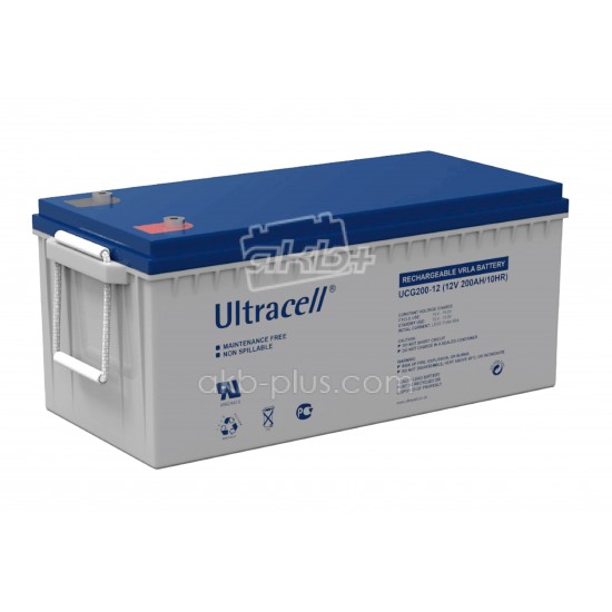 Батарея аккумуляторная Ultracell UCG200-12, 12В, 200Ач, - купить