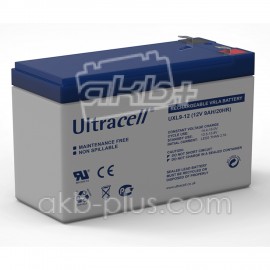 Батарея аккумуляторная Ultracell UXL9-12, 12В, 9Ач, AGM